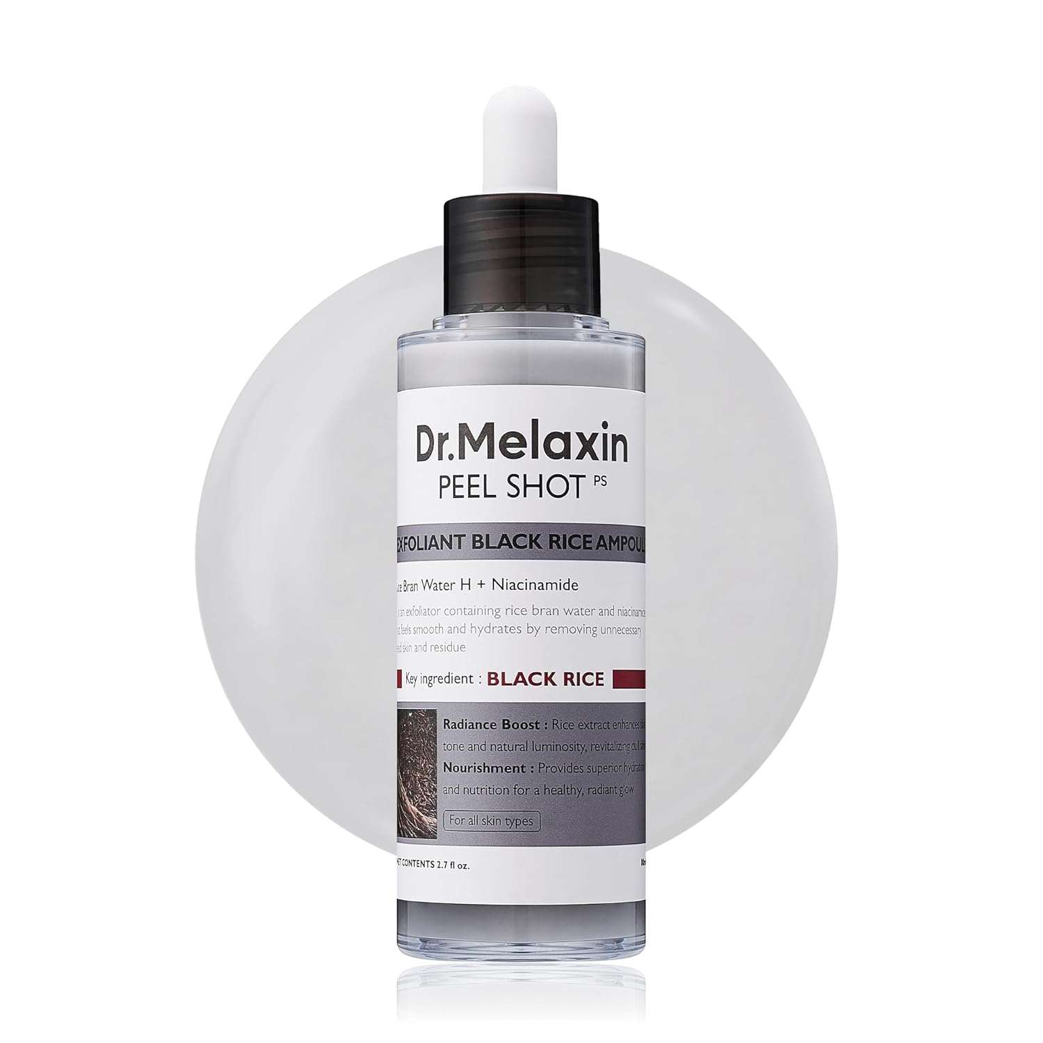 Dr.Melaxin Peel Shot Exfoliant Black Rice Ampoule [80ml]